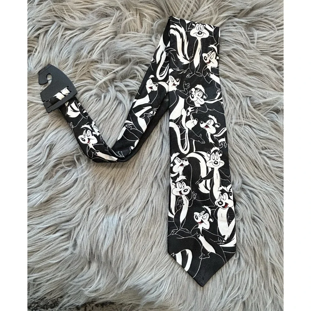 Vintage 1994‎ Looney Tunes Mania Pepe Le Pew Novelty Tie